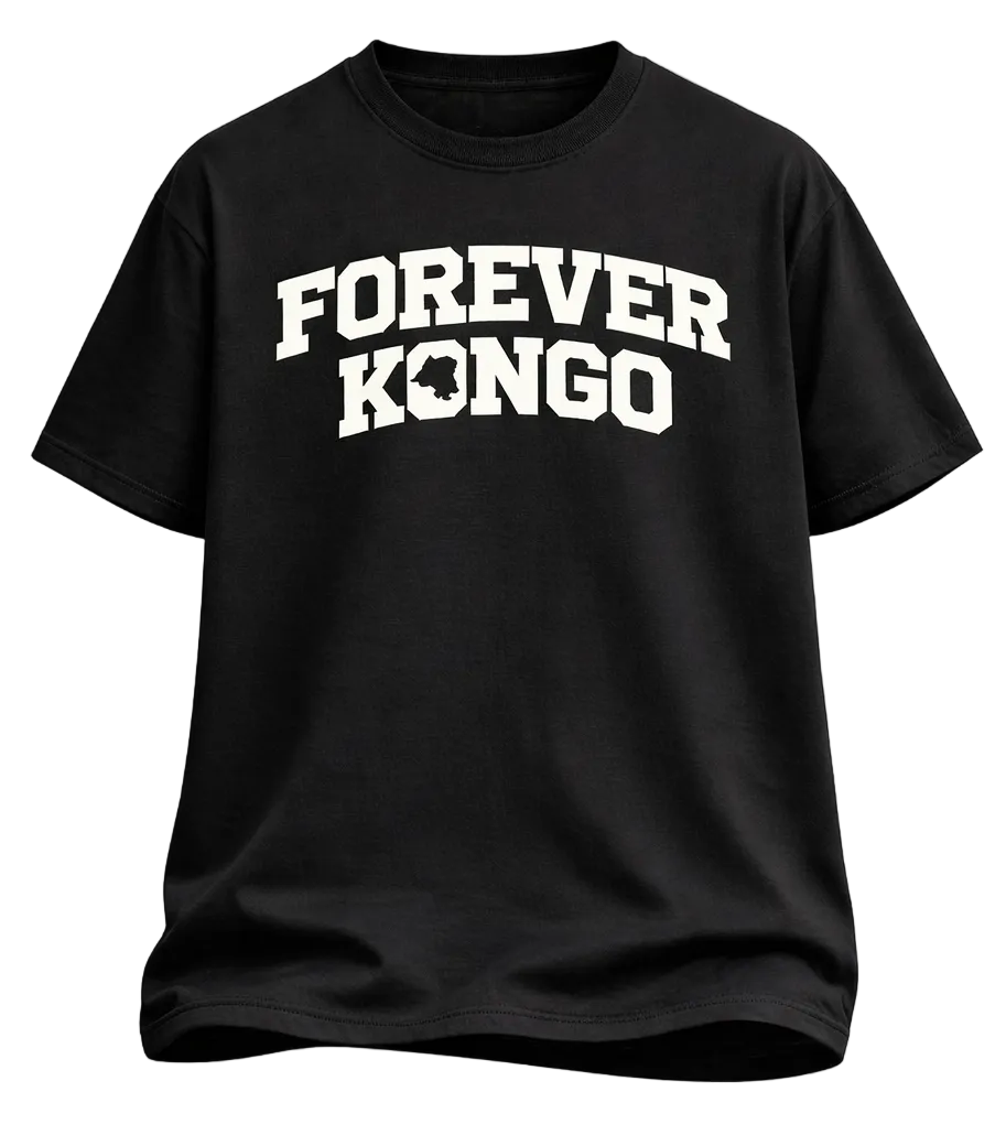 TEE-SHIRT | FOREVER KONGO [Oversize] - Noir