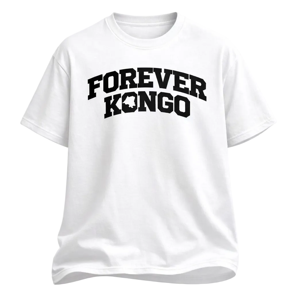 TEE-SHIRT | FOREVER KONGO [Oversize] - Blanc