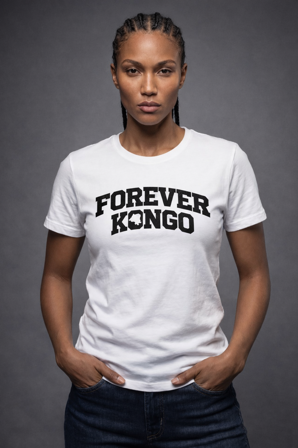 TEE-SHIRT | FOREVER KONGO - Blanc